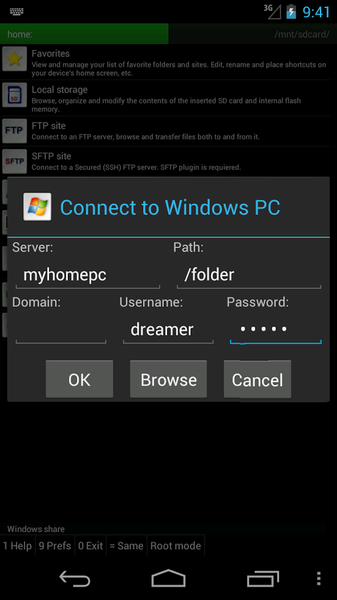 Ghost Commander - Samba plugin - Image screenshot of android app