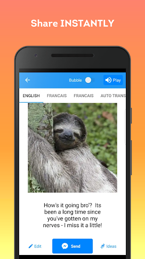 Sticker Bliss for Messenger - Image screenshot of android app