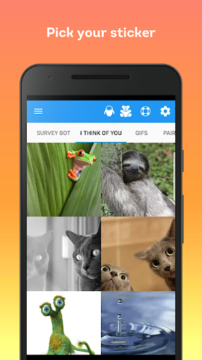 Sticker Bliss for Messenger - Image screenshot of android app