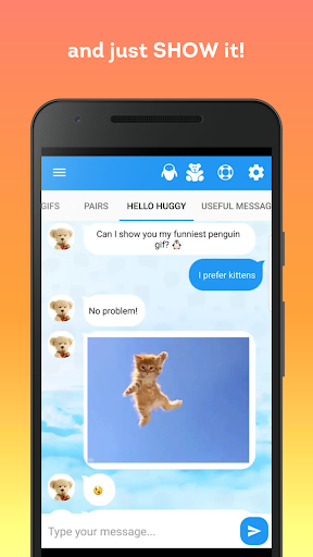 Sticker Bliss for Messenger - Image screenshot of android app