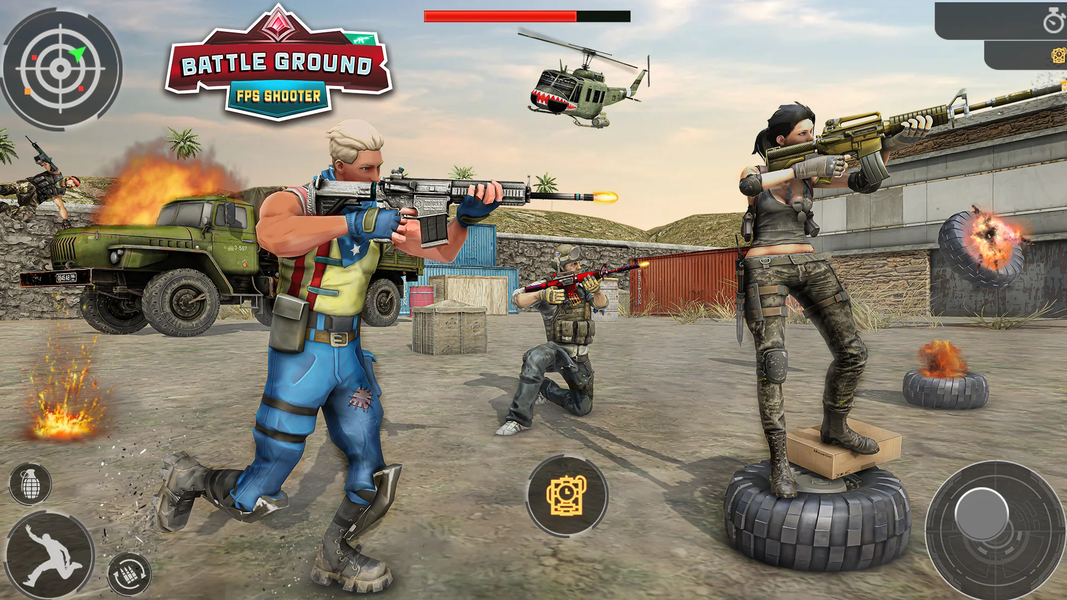 Fps Shooter Offline: Gun Games - Gameplay image of android game