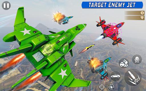 Army Truck Robot Car Game 3d - Gameplay image of android game