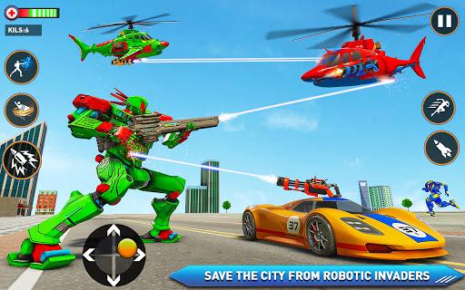 Monster Truck Robot Shark Game - Image screenshot of android app