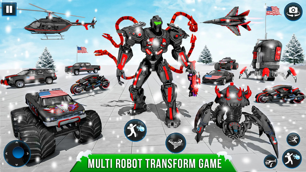 Octopus Robot Car Robot Game - عکس بازی موبایلی اندروید