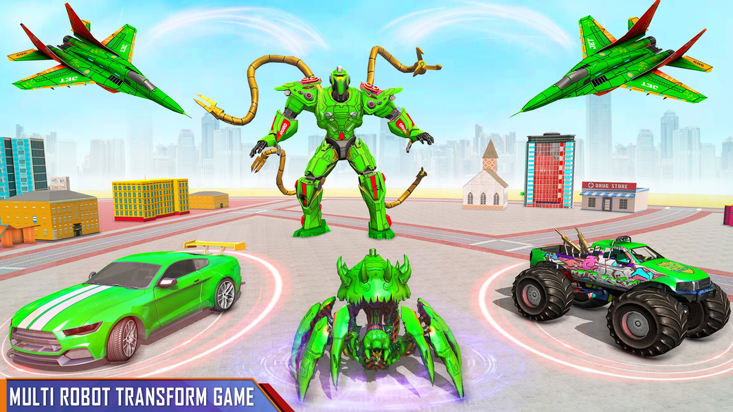Octopus Robot Truck Game ۲۰۲۵ - عکس بازی موبایلی اندروید