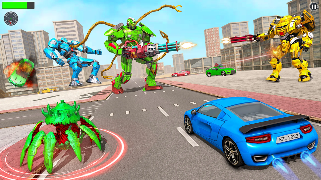 Octopus Robot Truck Game ۲۰۲۵ - عکس بازی موبایلی اندروید
