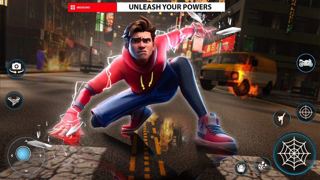 Fighter Hero - Spider Fight ۳D - عکس برنامه موبایلی اندروید