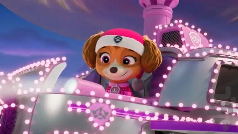 Christmas cartoon with guard dogs - Image screenshot of android app