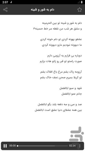 مداحی های عبدالرضا هلالی - عکس برنامه موبایلی اندروید