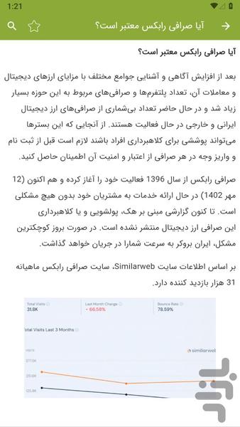 آموزش صرافی رابکس Rabex - عکس برنامه موبایلی اندروید