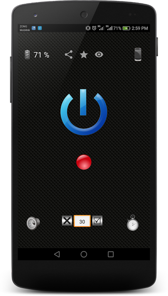 Timer Torch Flash Screen Light - Image screenshot of android app