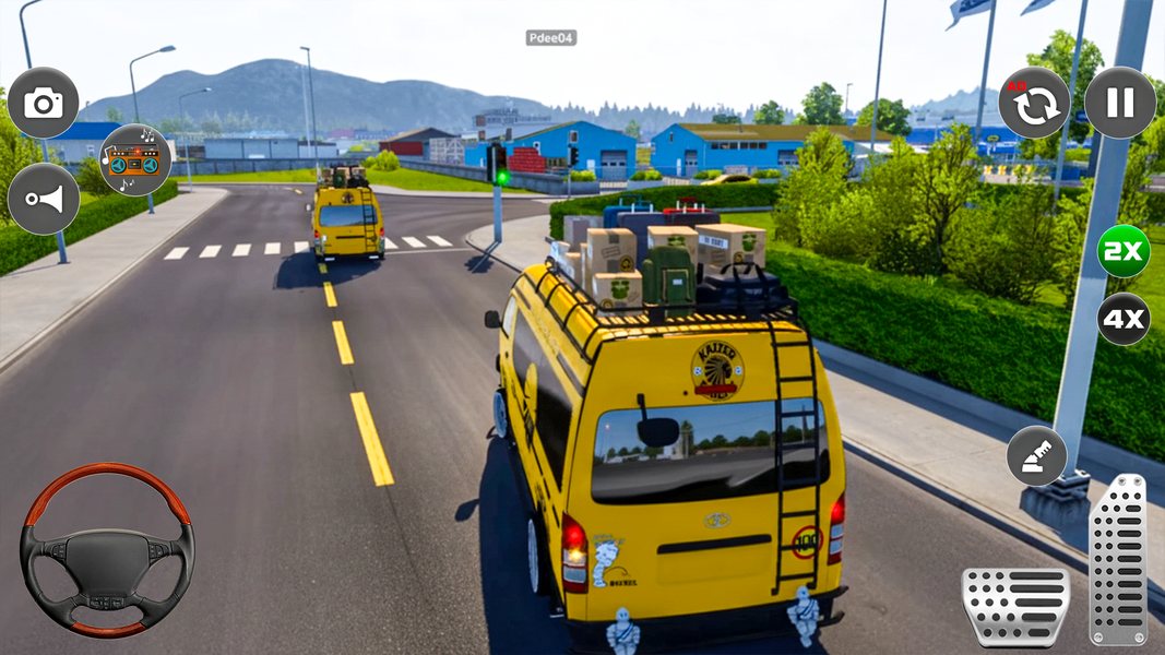 US Van Simulator Van Driving - عکس بازی موبایلی اندروید