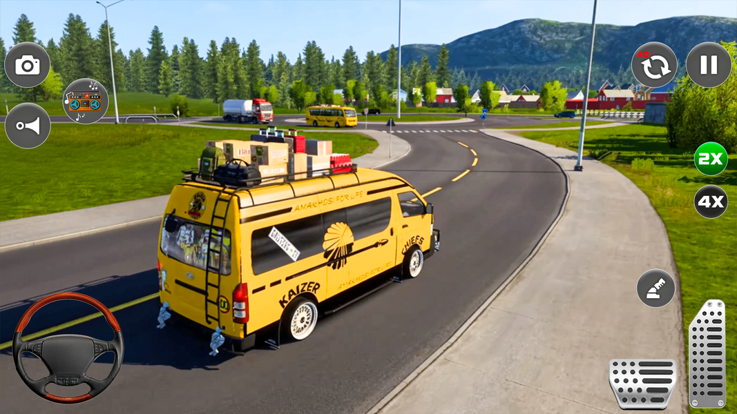 US Van Simulator Van Driving - عکس بازی موبایلی اندروید