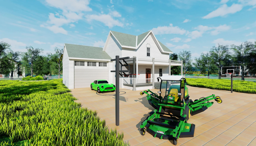 Lawn Mower - Mowing Games - عکس بازی موبایلی اندروید