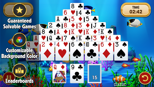 Pyramid Solitaire Challenge - Gameplay image of android game