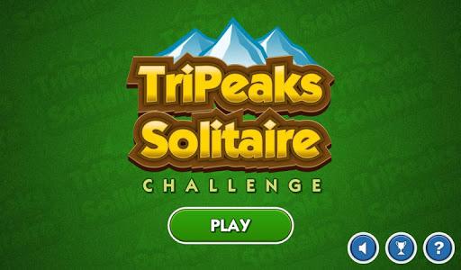 TriPeaks Solitaire Challenge - Gameplay image of android game