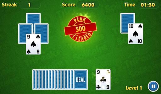 TriPeaks Solitaire Challenge - عکس بازی موبایلی اندروید