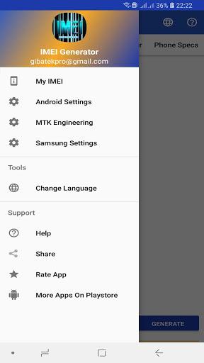 IMEI Generator Pro - Image screenshot of android app