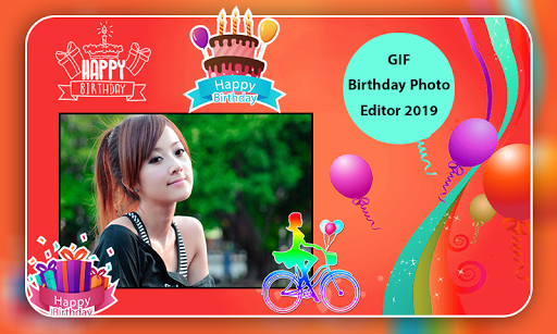 Happy Birthday Gif Photo Editor ۲۰۲۰ - عکس برنامه موبایلی اندروید