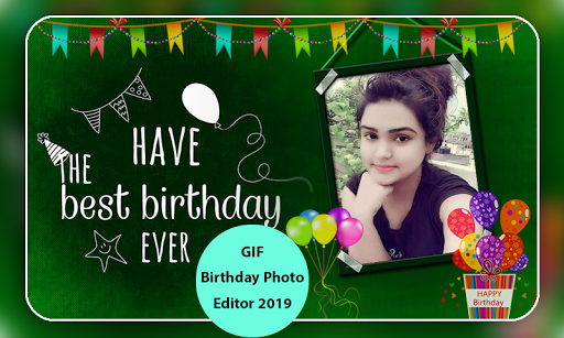 Happy Birthday Gif Photo Editor ۲۰۲۰ - عکس برنامه موبایلی اندروید