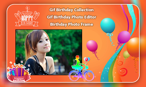 Happy Birthday Gif Photo Editor 2020 - Image screenshot of android app