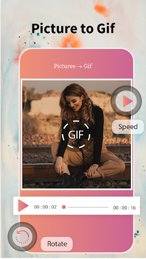 Gif Maker: Gif Editor - Video to Gif Creator App - Image screenshot of android app