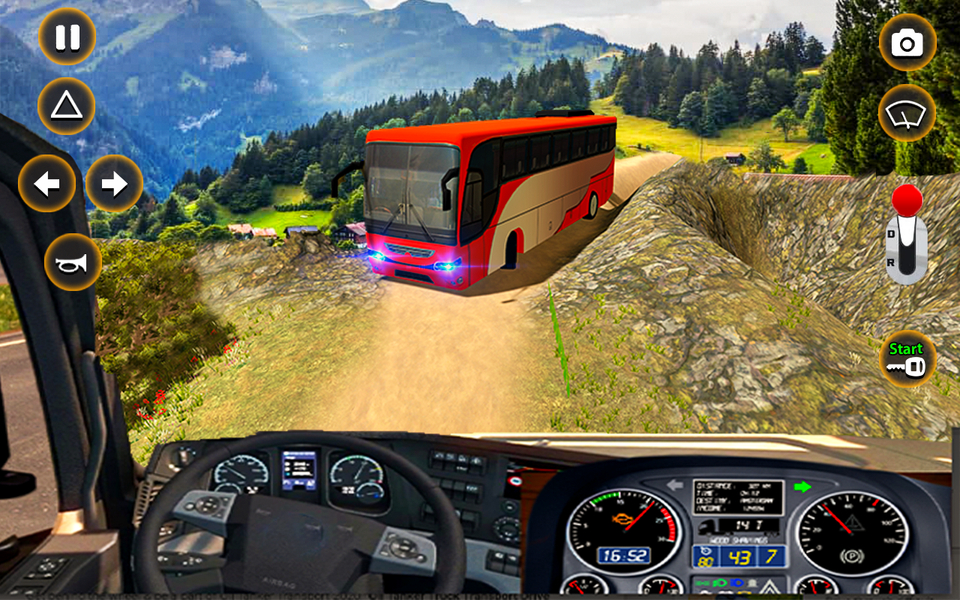 bus driving real coach game 3d - Gameplay image of android game
