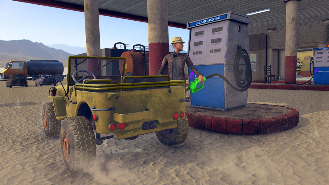 Gas Station Simulator Junkyard - Gameplay image of android game