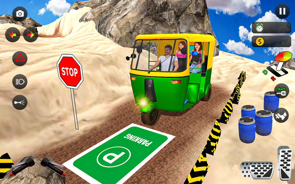 AutoChingchi Rickshaw game - Image screenshot of android app