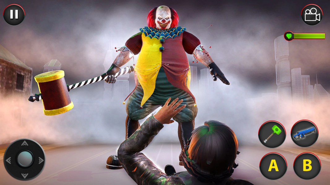 Scary Clown Horror Games 3D - Gameplay image of android game
