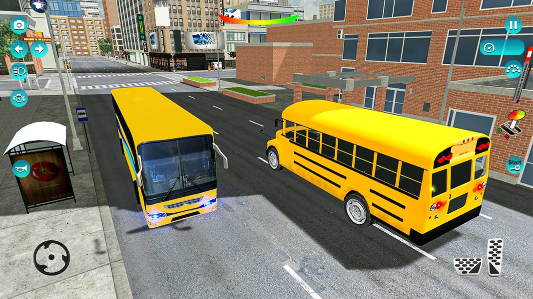 Coach School bus driving game - عکس بازی موبایلی اندروید