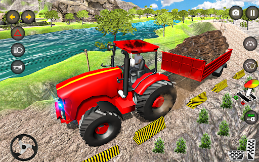 Tractor Driving Tractor Game - Image screenshot of android app