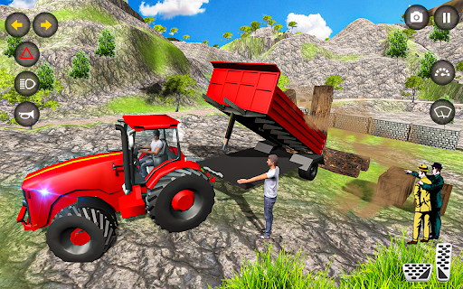 Tractor Driving Tractor Game - Image screenshot of android app