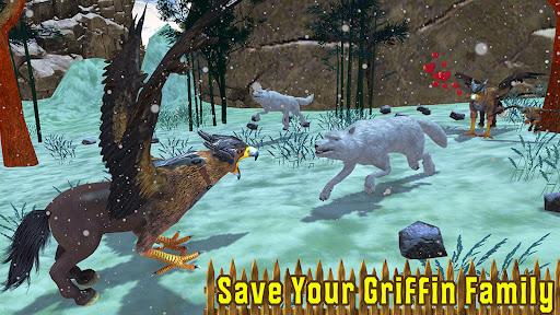 Wild Griffin Eagle Simulator - Gameplay image of android game