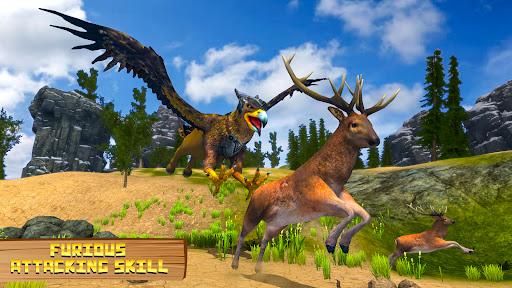 Wild Griffin Eagle Simulator - Gameplay image of android game