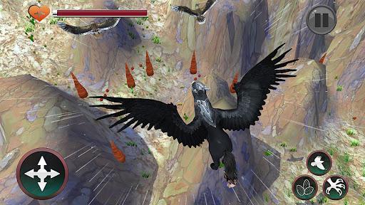 Wild Griffin Eagle Simulator - Gameplay image of android game