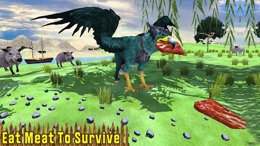 Wild Griffin Eagle Simulator - Gameplay image of android game