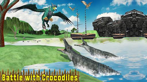 Wild Griffin Eagle Simulator - Gameplay image of android game