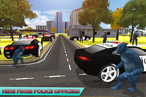 Gorilla Smash City Escape Jail - Gameplay image of android game