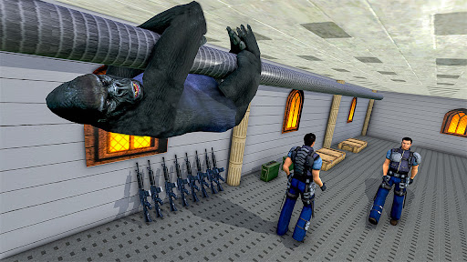 Gorilla Smash City Escape Jail - Gameplay image of android game