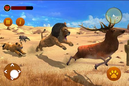 Jungle Kings Kingdom Lion Family - عکس بازی موبایلی اندروید