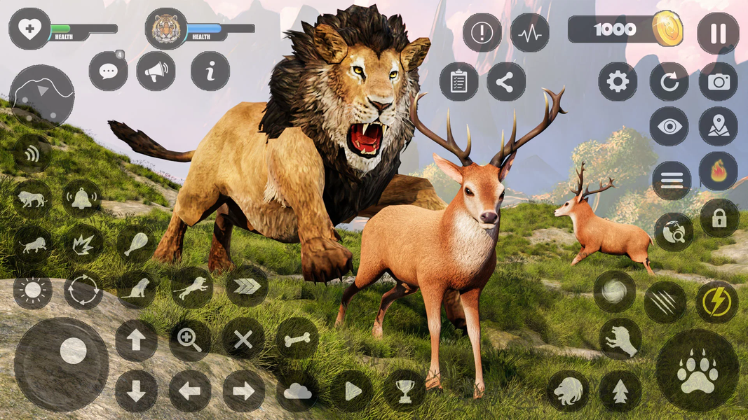 Beast Lion Games: Animal Games - عکس بازی موبایلی اندروید