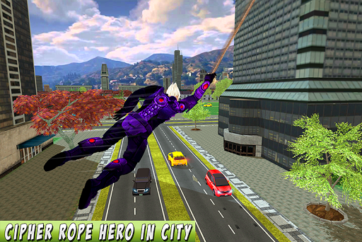 Cipher Rope Hero City Crime - عکس بازی موبایلی اندروید