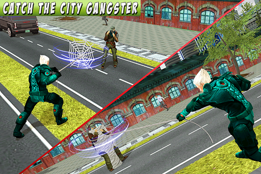 Cipher Rope Hero City Crime - Gameplay image of android game
