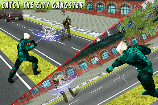 Cipher Rope Hero City Crime - Gameplay image of android game