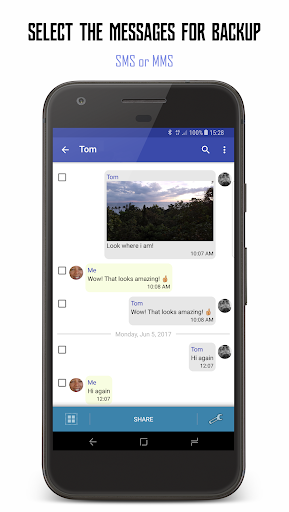 SMS Backup, Print & Restore - عکس برنامه موبایلی اندروید