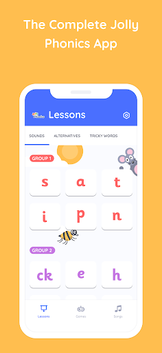 Jolly Phonics Lessons - Image screenshot of android app