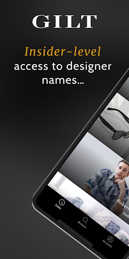 Gilt - Coveted Designer Brands - Image screenshot of android app