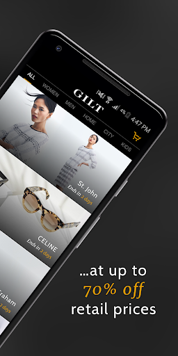 Gilt - Coveted Designer Brands - Image screenshot of android app