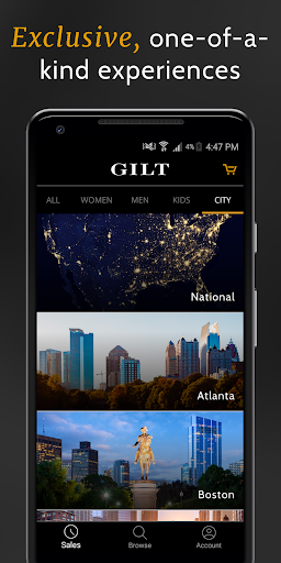 Gilt - Coveted Designer Brands - Image screenshot of android app